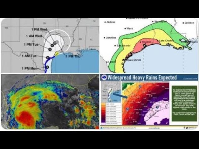 Red Alert! Wide Spread Rain & Flooding event coming 2 Texas & Louisiana from Tropical Storm Nicholas