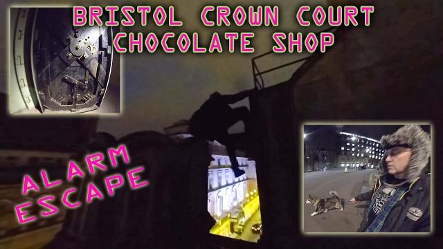 ESCAPE FROM ALARM Bristol old Crown Court Tunnels and Chocolate Shop