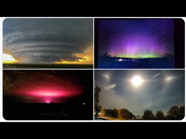 Strange Unexplained Pink Light over Australia! Big Storms coming! Sinkholes! Wildfires! and STEVE!