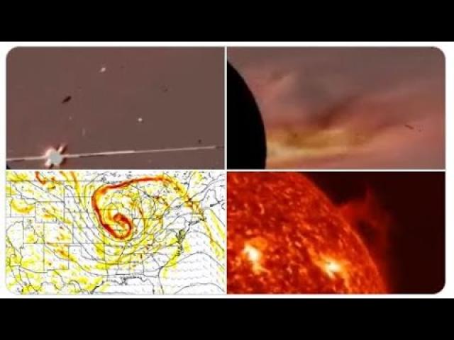 Sundiving Comet. 2 solar Filament eruptions. East Coast Weather watch & BIG April 9th storm.