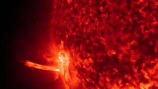 New Sunspot Spits Geysers Of Fire | Video