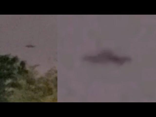 Is That A Flying Saucer? Black Saucer Shaped UFO Sighted Hovering over The Bronx in New York City