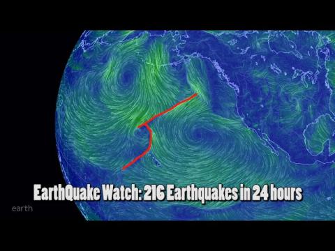 EarthQuake Watch: 216 Earthquakes in 24 Hours. 5.7 China latest