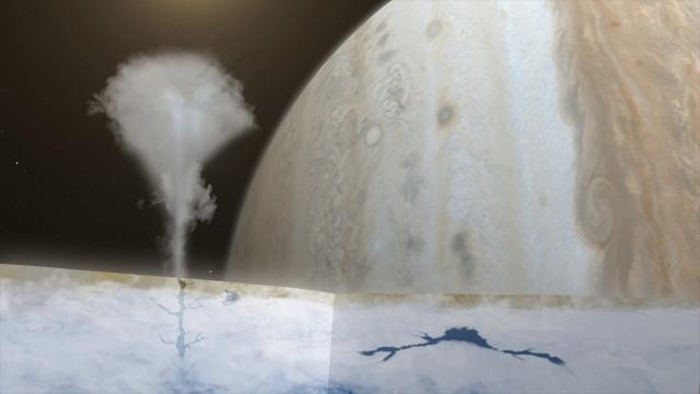 Water Vapor Above Europa’s Surface Deteced for First Time