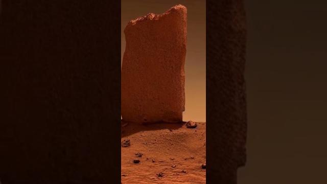 Ancient rock on mars