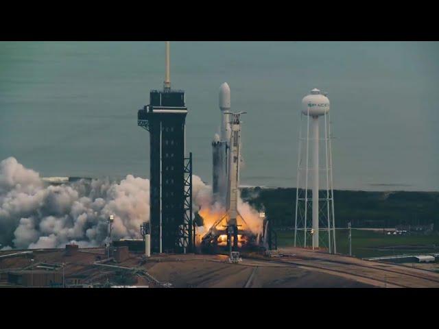 See SpaceX Falcon Heavy launch Pysche spacecraft in amazing slo-mo