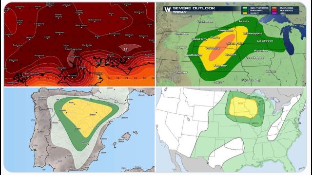 Europe Heatwave & Severe Storm! Severe Weather for USA! MONSTER Hurricane Season signs August 20+