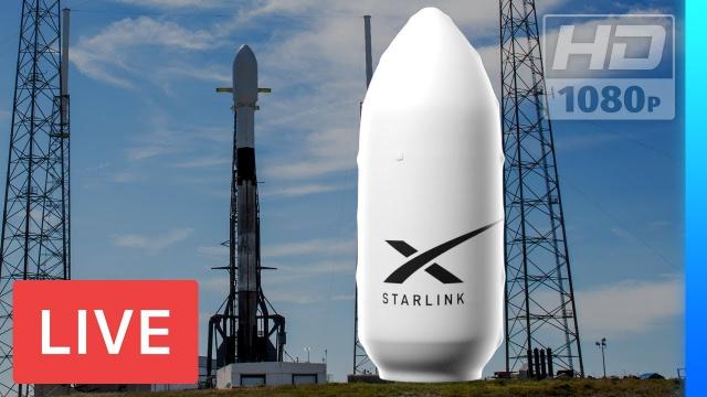 WATCH NOW: SpaceX to Launch Starlink Falcon 9 #InternetCommunicationSatellites @10:05am EST