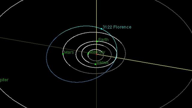 Huge Asteroid Florence to Fly By Earth on September 1