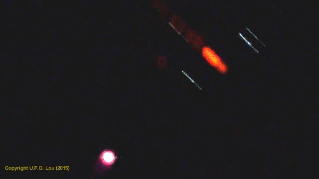 UFO Lou  - July 2015 Multiple vid's +HUGE TRANSPARENT DARTING ROD