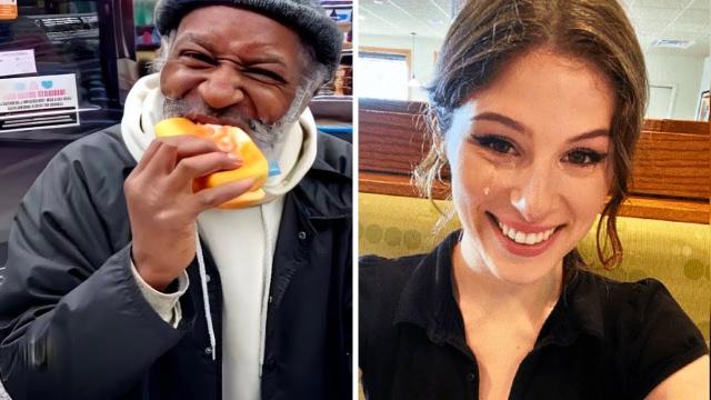 Girl Feeds Homeless Man Every Day, Not Knowing Who He Really Is