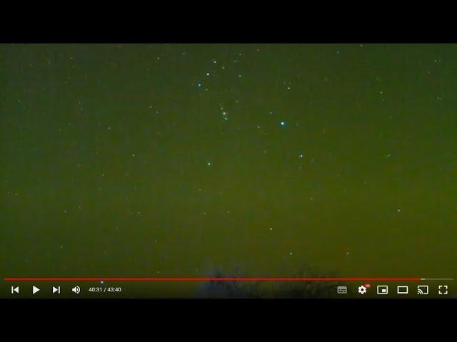 Watch Live (Jan 26, 2022) UFO Sighting, Orion ... By SIOnyx Aurora Pro