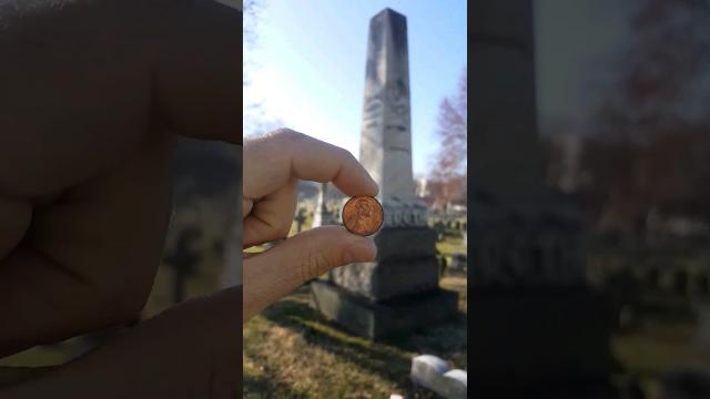 Putting a Penny on John Wilkes Booth's Grave