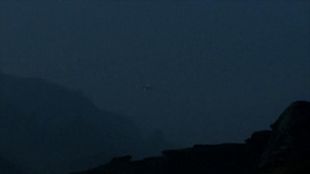 Ufo Spotted Over Mountains | Alien Spacecraft Sighted Moving In The Night Sky | Ufo Caught On Camera