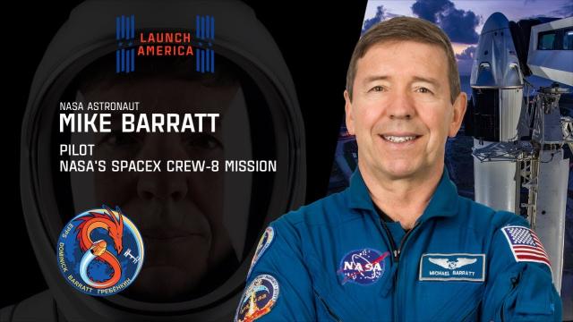 Meet NASA Astronaut Michael Barratt, Crew-8 Pilot