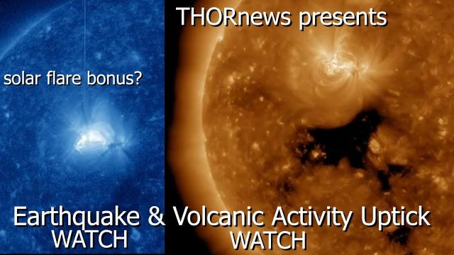 Big Earth facing Coronal Hole = Earthquake & Volcanic Activity uptick WATCH!