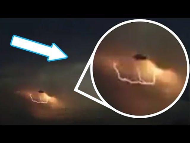 5 UFO videos Captured In BAD Weather!