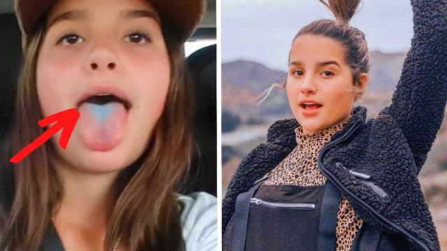 This Teen Caught Unlikely Attention When Viewers Noticed Her Blue Tongue