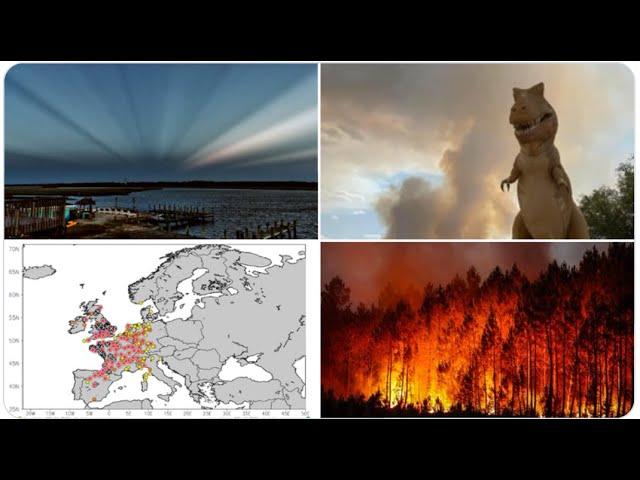 Deadly Europe Heatwave MELTS Runway & SHATTERS records & too many WILDFIRES! + Solar Storm