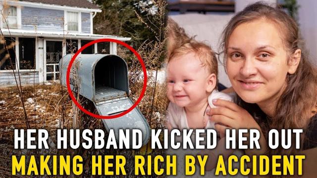Mother of 3 Gets Kicked Out & Moves to Late Granny's House, Checks Mailbox & Realizes She's Rich