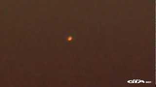 Orange UFO over Seneffe to Nivelles Belgium, 28 May 2012, 22h45.mp4