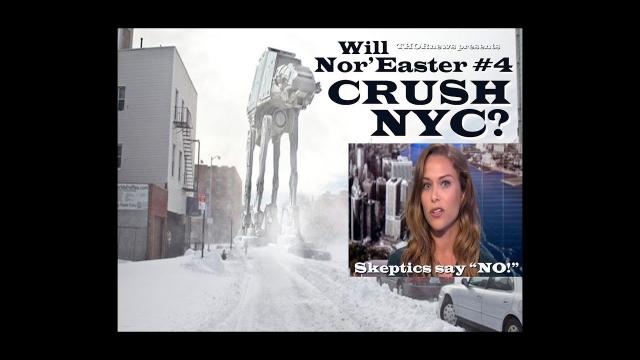 Will SNOWFALL from Nor'easter #4 CRUSH New York City with SNOW? aka SHOCK N' Y'ALL!