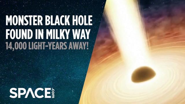 Monster Black Hole Found in the Milky Way
