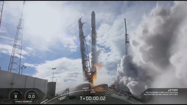 Blastoff! SpaceX Launches CRS-18 Mission to Space Station