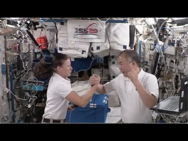 Arm wrestling in space & more great ISS moments in 2021