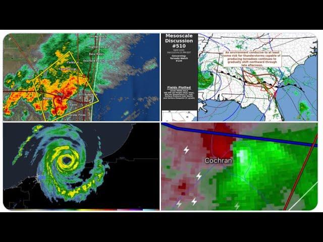 RED ALERT! Strange Fort Lauderdale storm is back! Classic Tornadoes in Georgia! Cyclone in Australia
