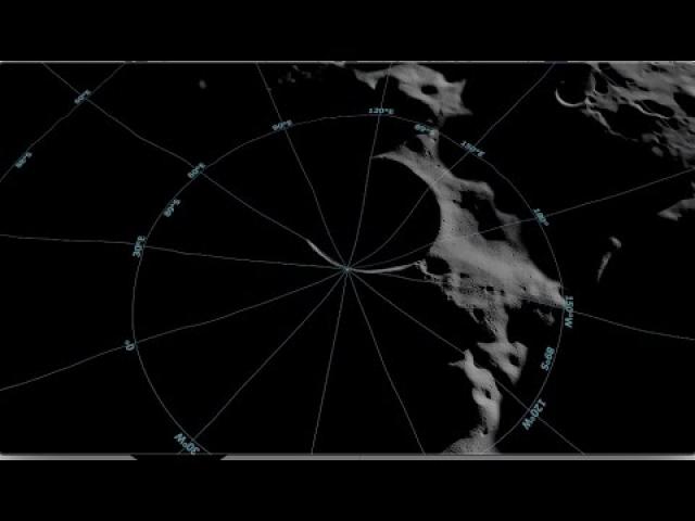 Where exactly is the moon's south pole? NASA pinpoints it!