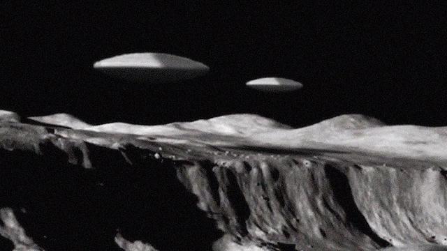 ???? Did Apollo 17 Film UFO Fleet in Littrow Crater on the Moon ? (CGI)