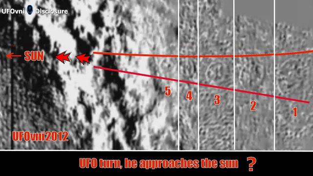 Ezekiel’s wheel! UFO Turn, He Approaches the Sun, June 2018