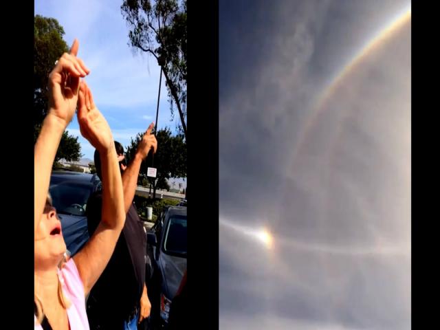 HUGE CROWD Witness!! [RINGS OF FIRE] HAARP UFO Phenomenon! Multiple VIDEOS 2015