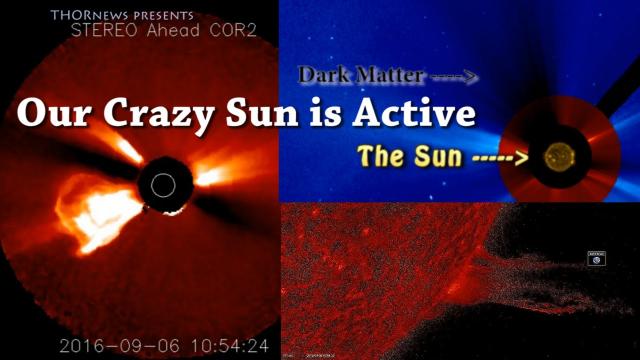 Our Crazy Sun is spewing Dark Matter! Solar Flare! Giant CME! Sundiving Comet! Massive Filaments!