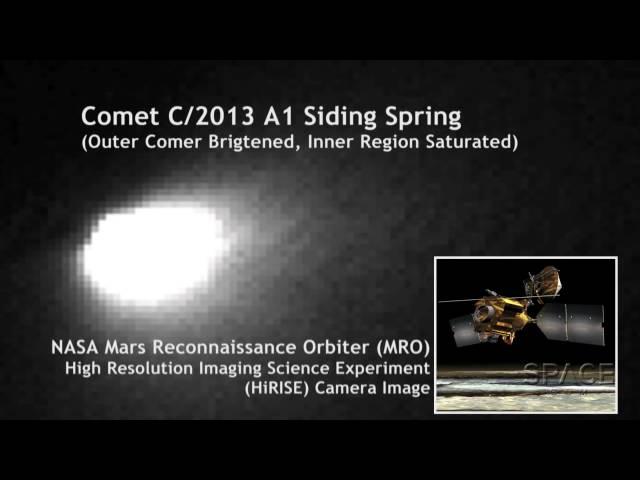 Comet Imaged From Mars' Surface and Orbit | Video