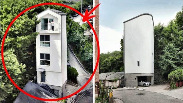 Couple buys land for a GARAGE, and a year later neighbors gasp at the sight of a 5 storey VILLA
