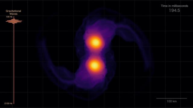 Listen! 'Superheavy' neutron star merger's audio  jumps 'thousands of hertz' in simulation