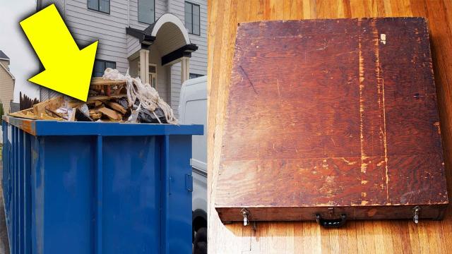 Man Finds Mystery Box In Dumpster And Nobody Can Explain What Was Inside