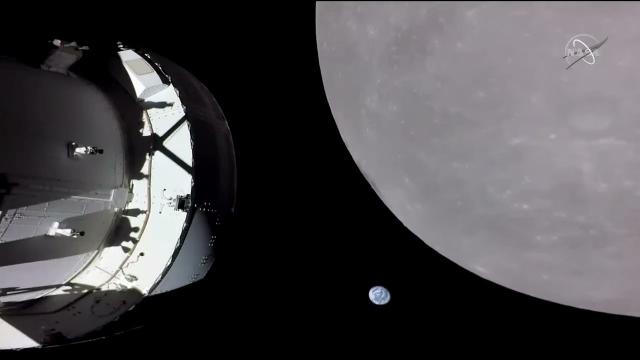 See NASA's Artemis 1 spacecraft, Moon and Earth in same shot during close approach