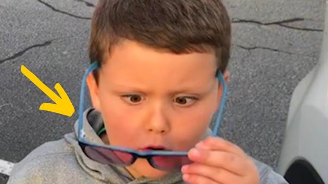 Boys Surprise Their Color Blind Friend With Special Glasses , His Reaction is Amazing !