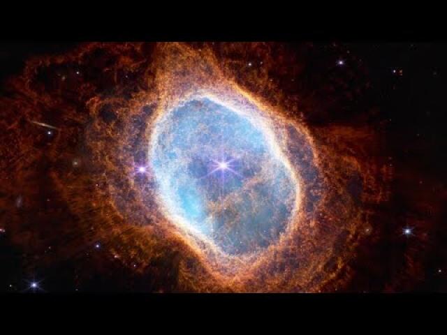 Pan of the Southern Ring Nebula (NIRCam Image)