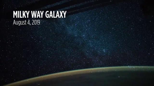 See the Milky Way and Earth Glow From Space Station