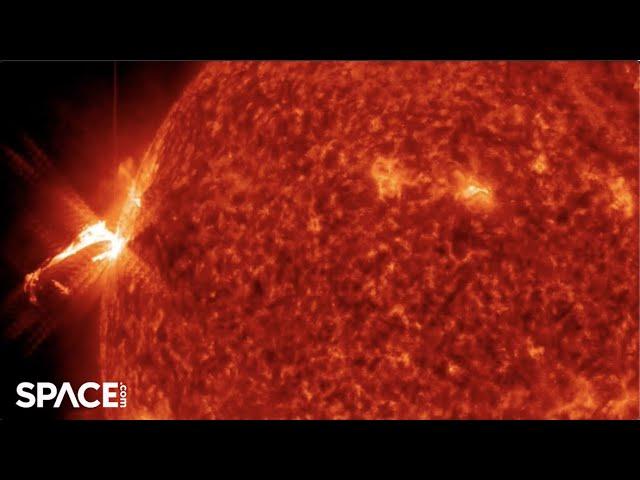 Sun erupts with X1 and M flares on Easter Sunday