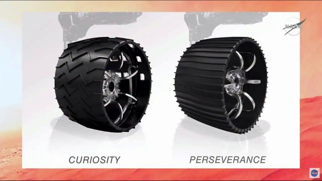 NASA Mars 2020 Perseverance driving specs - Wheels upgraded and autonomous