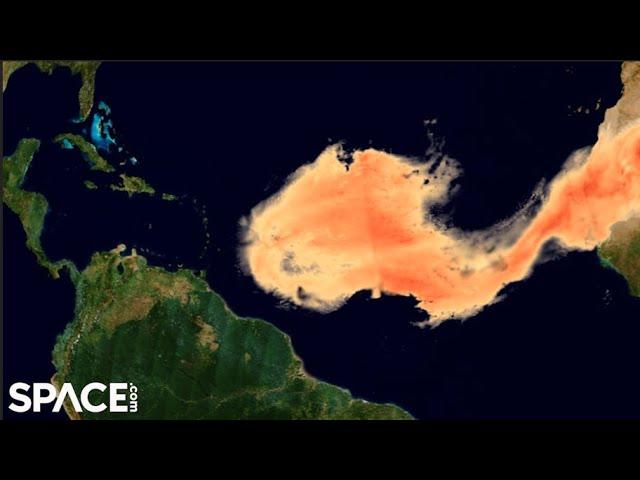 'Godzilla' Saharan dust plume's aerosols tracked from space