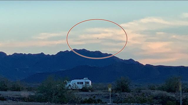 UFO Sighting in Ehrenberg, Arizona