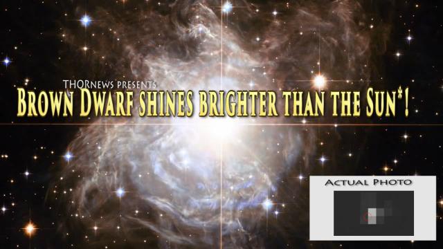 Brown Dwarf has a mega Solar Flare &  shines Brighter than the Sun!