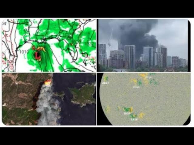 London Fire France Floods Pacific NW Heatwave & Fires July 7 Hurricane Watch Sunspots & Solar Flares