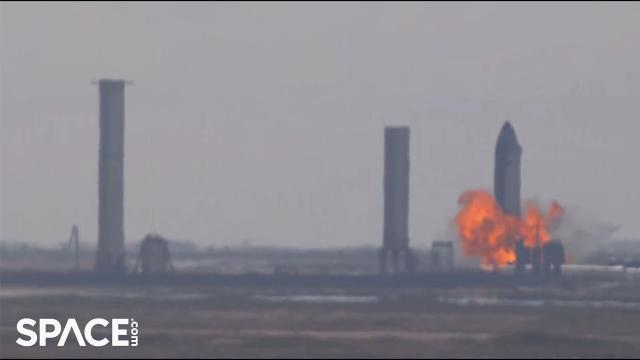 SpaceX Starship SN20's six engines fired up in test